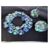 Vintage Vogue Coil Bracelet & Earrings Demi