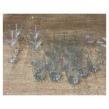 Box Lot of Functional Drinking Glasses, Martini