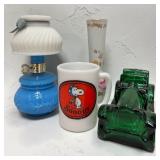 VTG Avon Lamp/ Snoopy Cup ++