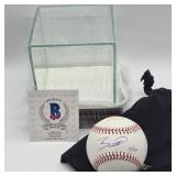 BOBBY WITT JR MLB DEBUT SIGNED & ENGRAVED OFFICAL