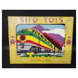 Vtg Sifo Toys Wooden Train Puzzle