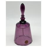 VINTAGE FENTON ART GLASS AMETHYST PURPLE BELL