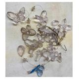 2 Acrylic/ Plastic Butterfly Wind Chime/