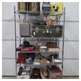 Contents of Rack: Vintage Decor / Household