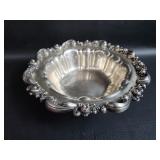 Ornate Sterling Silver Bowl Solid not Weighted