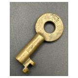 FRAIM BRASS BARREL RAILROAD KEY