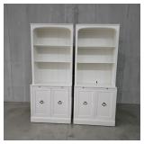 Pair of Vintage Bedroom Bookshelves