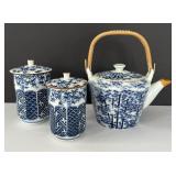 Vintage Japanese Porcelain Teapot & Lidded