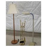 Floor Lamps & Fireplace Tools