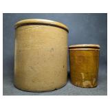 Two Antique Crocks (please see all photos for