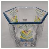 Sea Glasbruk Swedish Ice Glass Vase