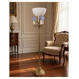Vintage Brass Salem Brothers Co Flooring lamp,