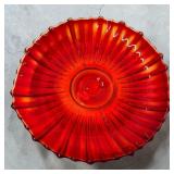 UV Reactive Art Glass Dish 11.5ï¿½ï¿½