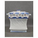 Vintage Japan Biscuit Jar - Hand-Painted