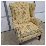 Vintage Yellow / Floral Armchair
