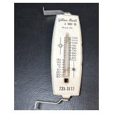 Advertising Thermometer Monett MO Gillioz Bank