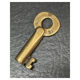 Burlington Route RR Railroad Switch Lock Key