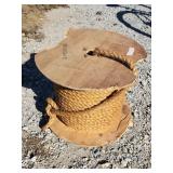 Spool 3/4" Twisted Natural Fiber Rope Mostly
