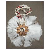 Handcrafted Hawaiian-style Cowrie Shell Lei
