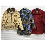 3 Womenï¿½s Fleece Equestrian  Jackets: 2 Tsunami ,