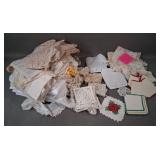 Vintage Linen & Lace: Tablecloths, Doilies ++