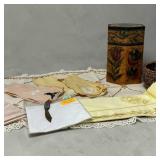 VTG Handkerchiefs/ Table Runner/ Table Mirror ++
