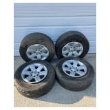 SET OF 4 NISSAN 18 IN. CHROME MAG WHEELS W/ WELL