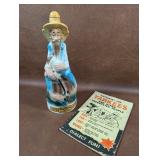 Vintage 1969 Old Cabin Still Hillbilly Decanter