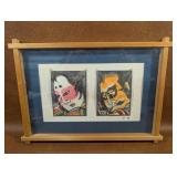 Miniature Traditional Japanese Kite Paintings,