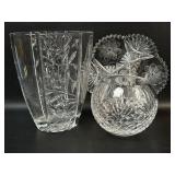 Lead Crystal Vases Cristal Dï¿½Arques & Astral Rose