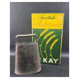 Vtg Metal Tin Surtido Patricia Wheat / Grain &
