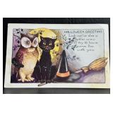 VTG Halloween Postcard