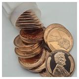 20- 1 OZ ROUNDS  OF POINT 999, FINE COPPER