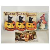 Reproduction Halloween Postcards Unused