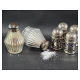 Collection of Silverplate & Cobalt Blue Glass