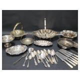 Lot of Silver Plate Serviceware