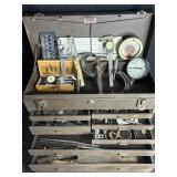 KENNEDY MACHINIST TOOL CHEST, FULL OF MACHINIST