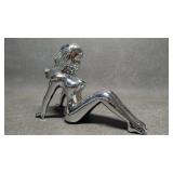 Sitting Lady Chrome Hood Ornament