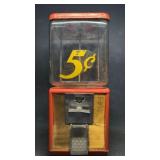 Vintage Northwestern 5 Cent Gumball Machine