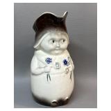 Blue Ridge Betsy Pottery Pitcher Flowers