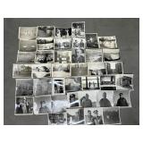 VINTAGE BLACK & WHITE PHOTOS MILITARY PERSONNEL,