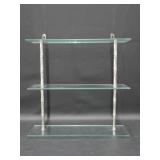 Vintage Glass Wall Shelf