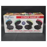 Four Pack of Mini Waffle Makers NIB