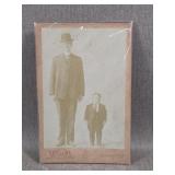Cabinet Card of Giant & Midget by Wendt NJ