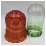 Two Industrial Light Globes