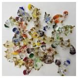 Miniature Glass Turtle Charms