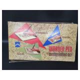 Vtg Wonder Pen Woodburning Set