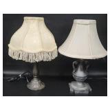 2 Small Table Lamps