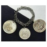 Authentic Mexico Silver Big Coins 1951 Five Pesos