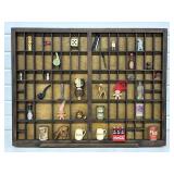 Vintage Wood Drawer Shadow Box w/ Miniatures